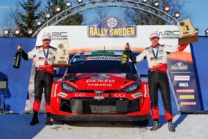WRC: mestre da neve, Evans lidera domínio da TOYOTA GAZOO Racing com 1-2-3-4 na Suécia