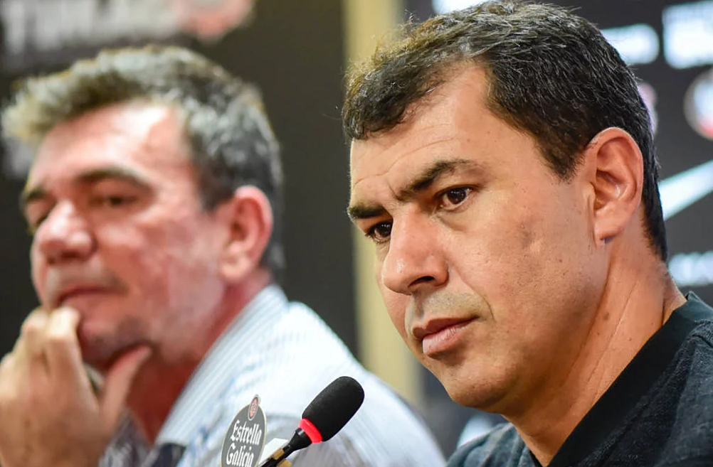 Andrés Sanchez banca permanência do treinador Fábio Carille