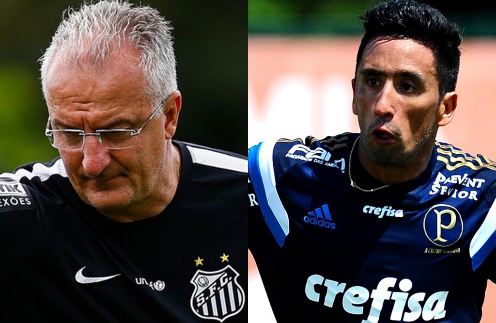 Montagem sobre fotos de Ricardo Saibun/Santos FC e Sergio Barzaghi/Gazeta Press