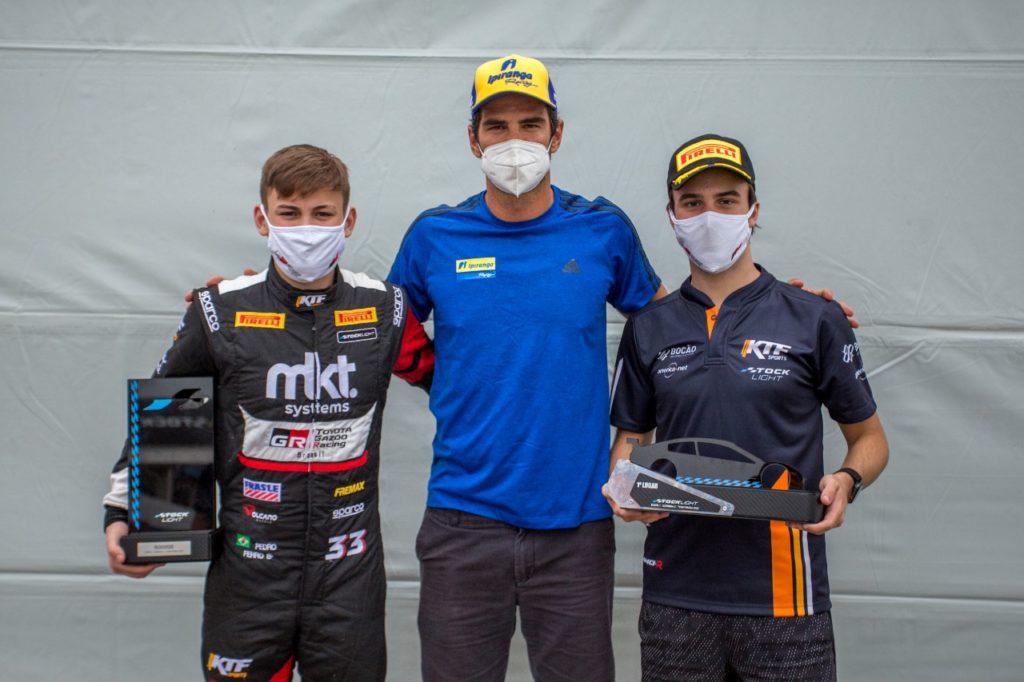 Pedro Ferro,Thiago Camilo e  Baptista (Rodrigo Guimarães/RF1)