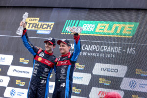 Momento Velocidade fala com Felipe e Nic Giaffone, líderes da Copa Truck