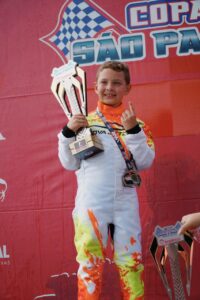 Lucca Amaral vence duas corridas na Mirim na estreia na Copa SP de Kart Granja Viana