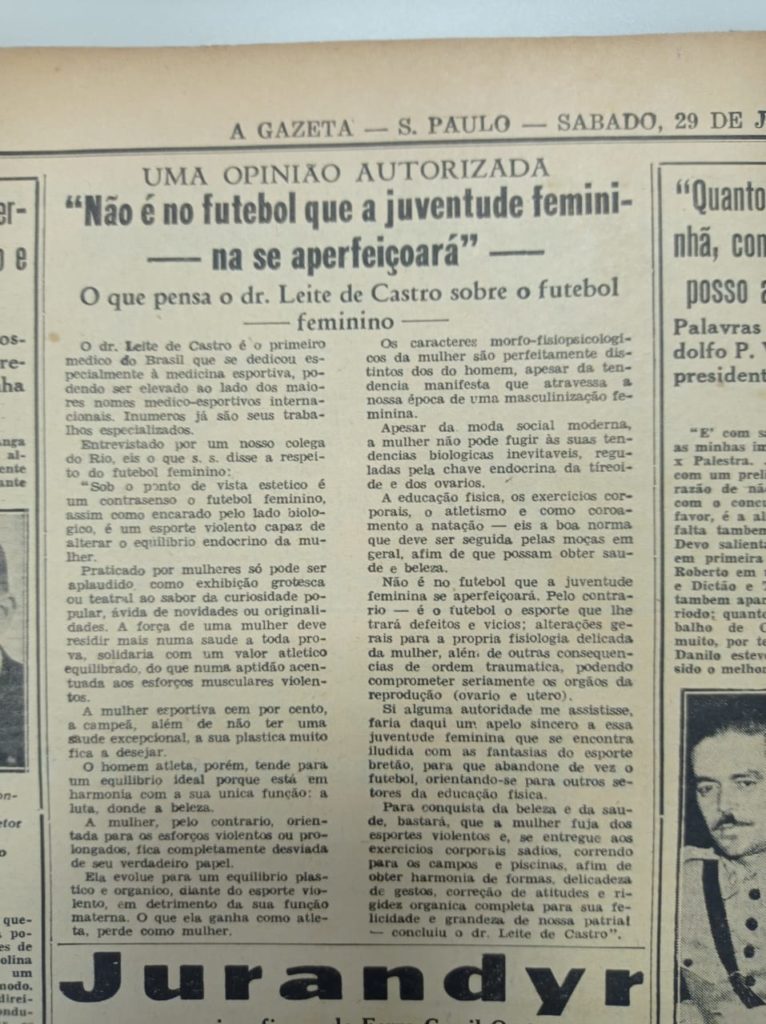 Futebol Feminino - Gazeta Esportiva