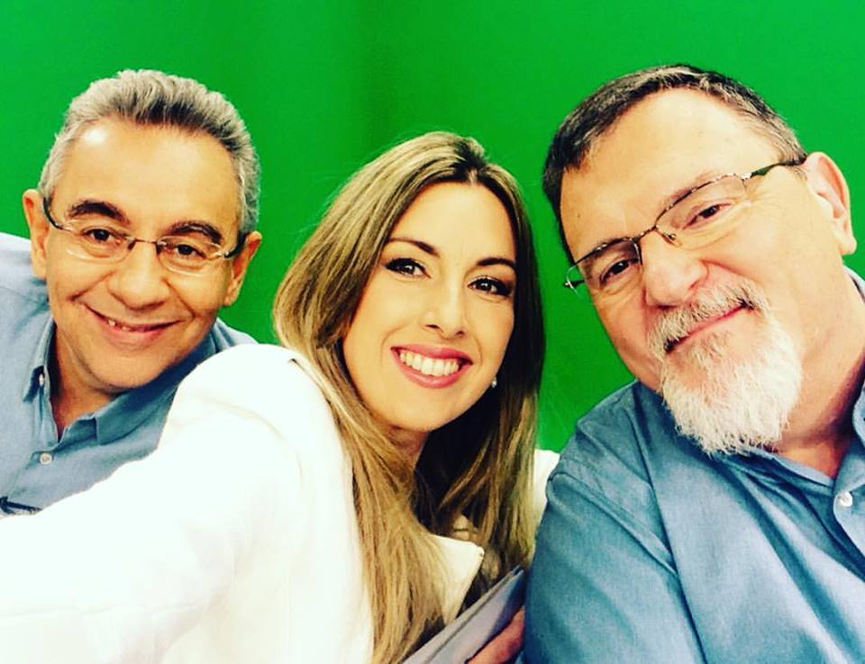 Flávio PRado, Michelle GIannella e Chico Lang