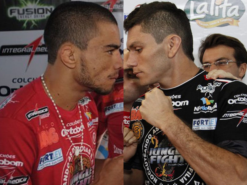 Rafael Gogó e Alexandre Capitão fazem luta principal de edição em São Paulo - Divulgação Jungle Fight