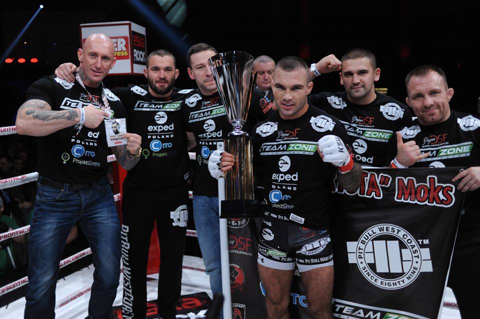 Rafal Moks vence brasileiro - Divulgação KSW