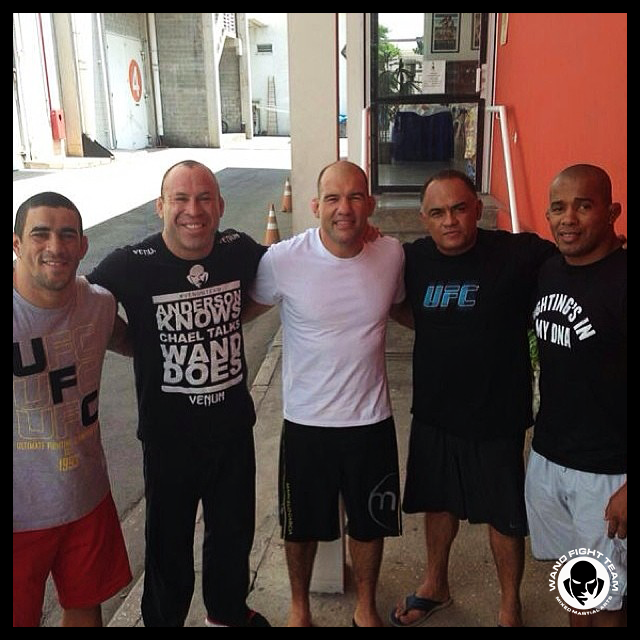Wanderlei Silva posta foto com treinador de Cigano, Luiz Dórea - Reprodução Facebook
