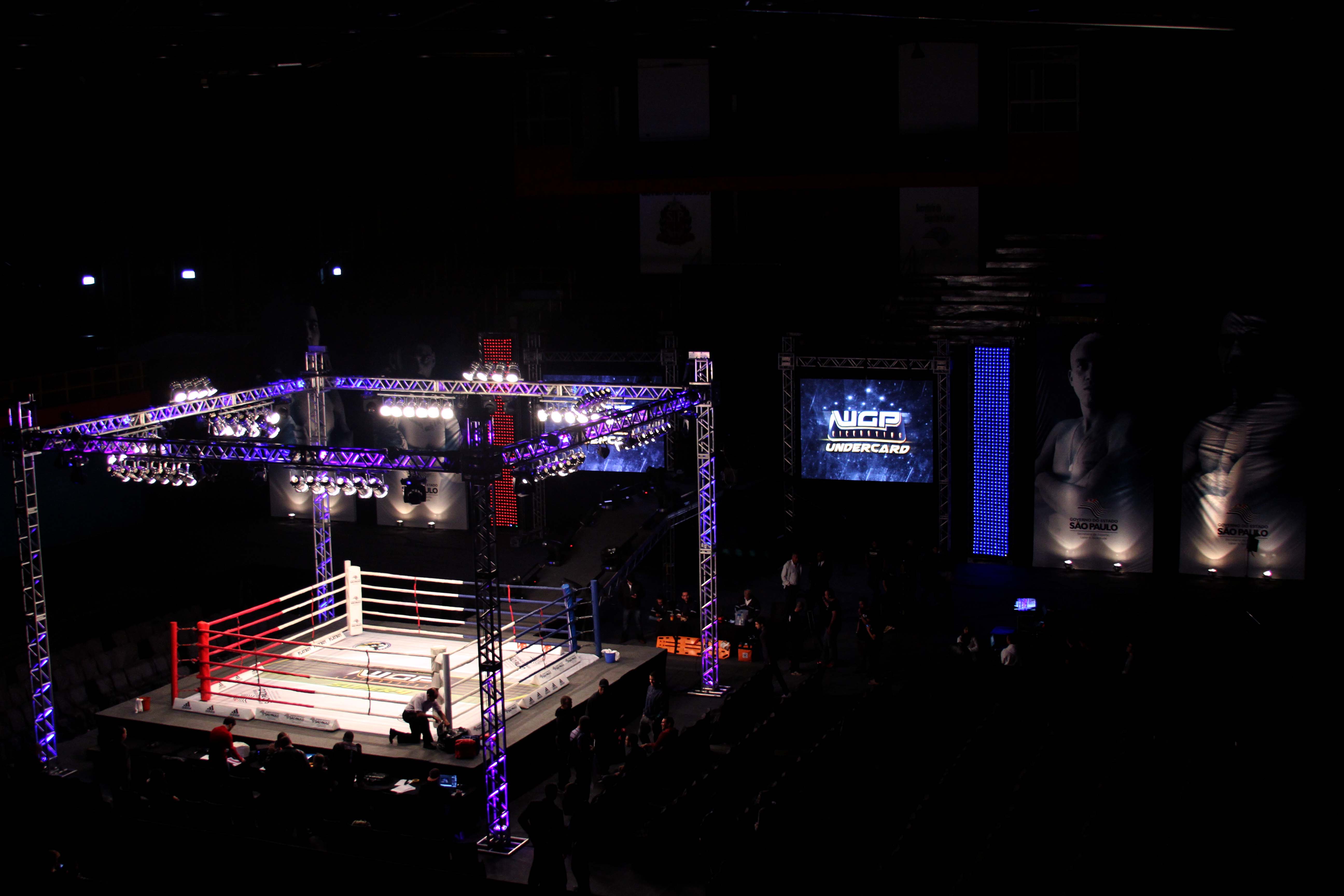 Ginásio Mauro Pinheiro teve grandes combates - Divulgação WGP Kickboxing