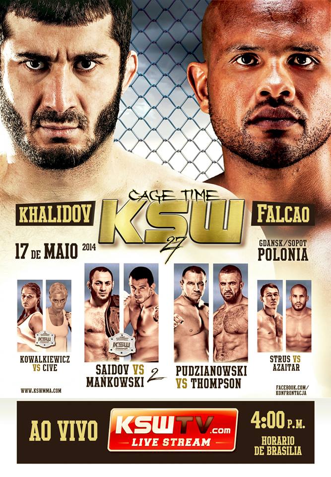 Assista astros do KSW em ação - Divulgação KSW