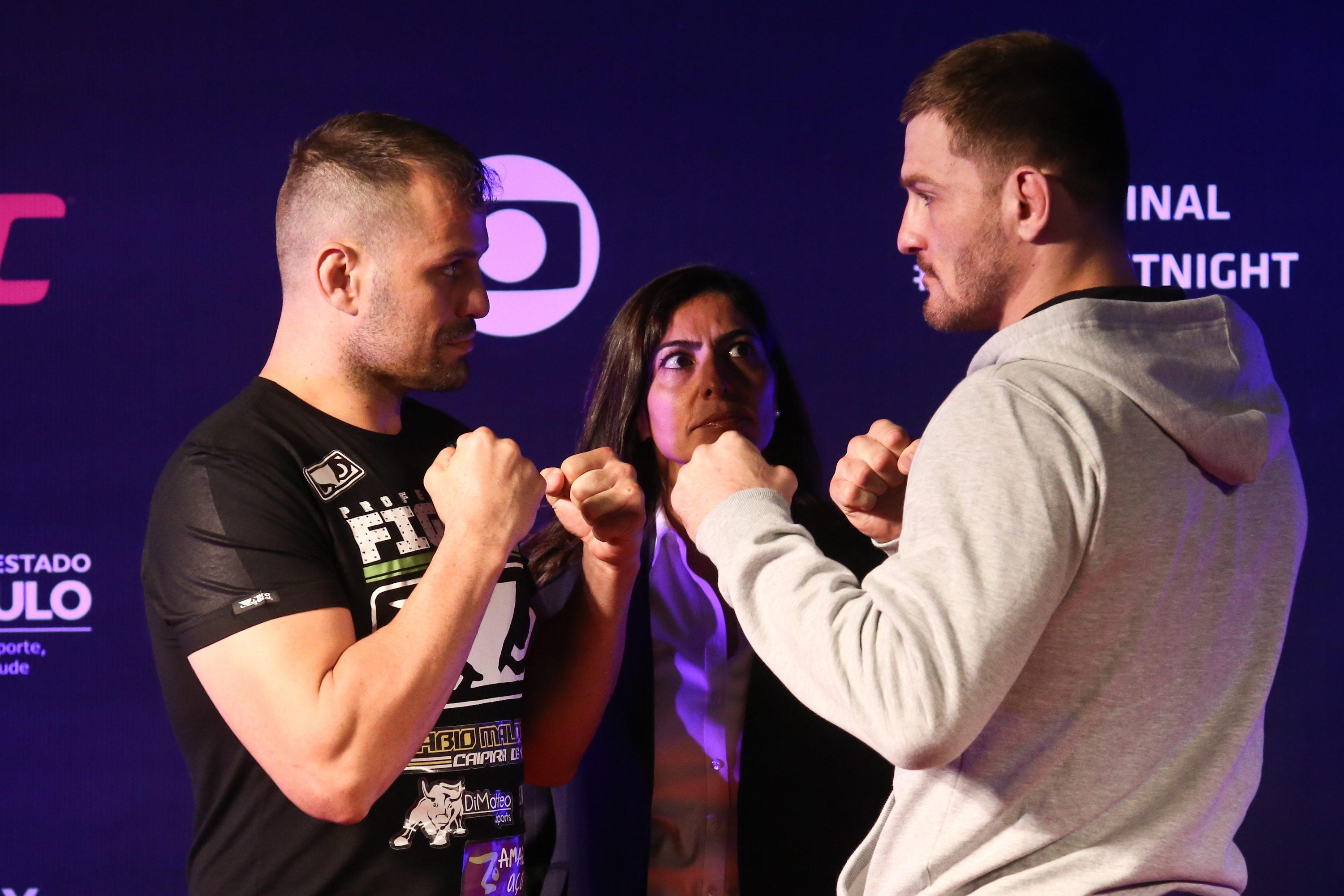 Fábio Maldonado (esquerda) enfrenta o americano Stipe Miocic - Wander Roberto/Inovafoto