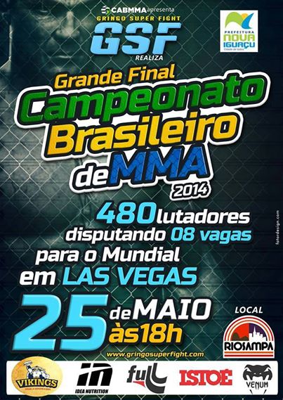 Evento carioca realiza campeonato juntamente com Comissão Atlética Brasileira - Divulgação Gringo Super FIght