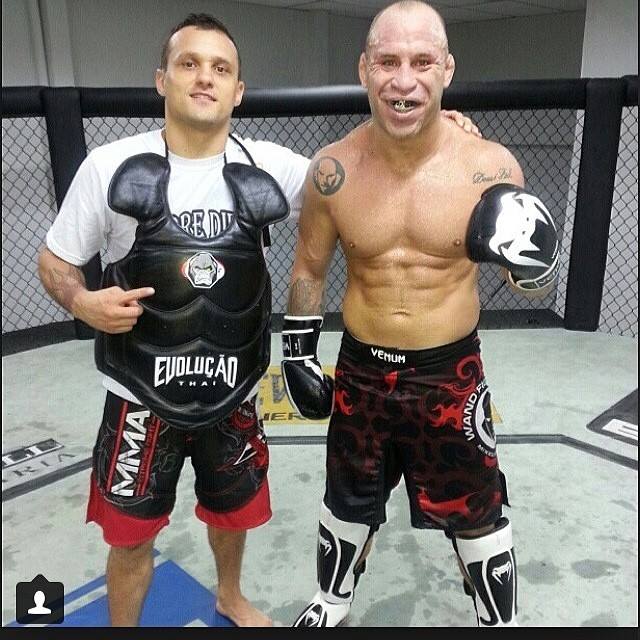 André Dida é amigo pessoal e treinador de Wanderlei Silva - Reprodução Instagram