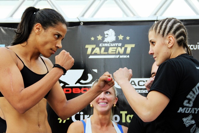 Duelo feminino só vale cinturão para Jennifer Maia - Divulgação Talent/Mayara Pernetti