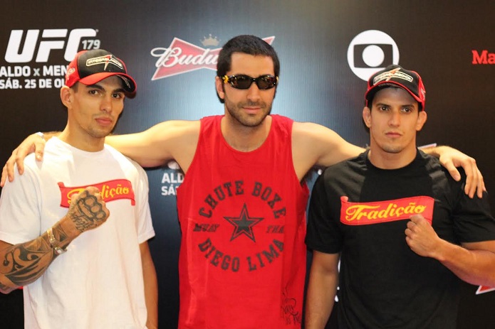 Diego Lima com Felipe Sertanejo e Lucas Mineiro - Ana Carolina/Gazeta Press