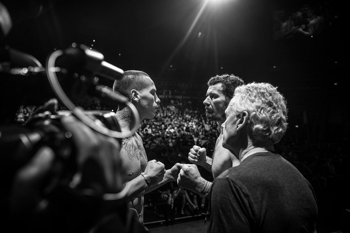 Guto Inocente (esquerda) retorna ao UFC - Divulgação
