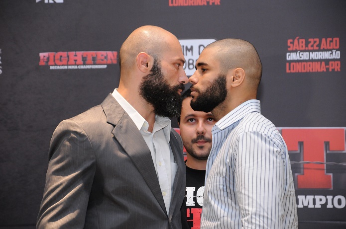 Alessandro da Lua e Filipe Jesus fazem luta principal do Fighten no Paraná - Divulgação