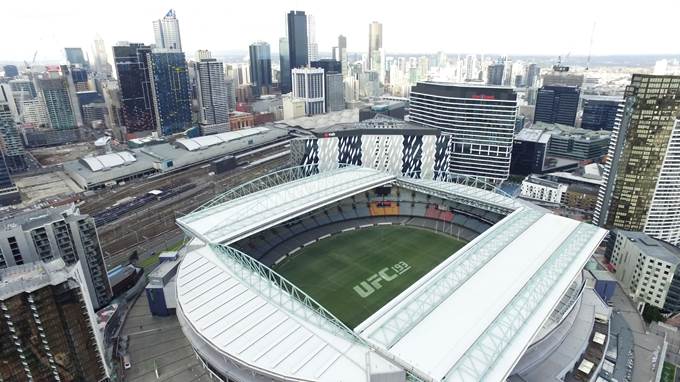 Estádio na Austrália recebe edição do UFC - Divulgação