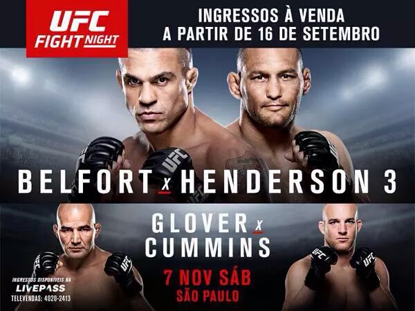 Vendas para o UFC São Paulo acontecem neste mês - Divulgação