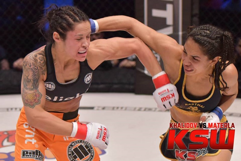Ariane Lipski nocauteia adversária em estréia no KSW - Divulgação/Sebastian Rudnicki