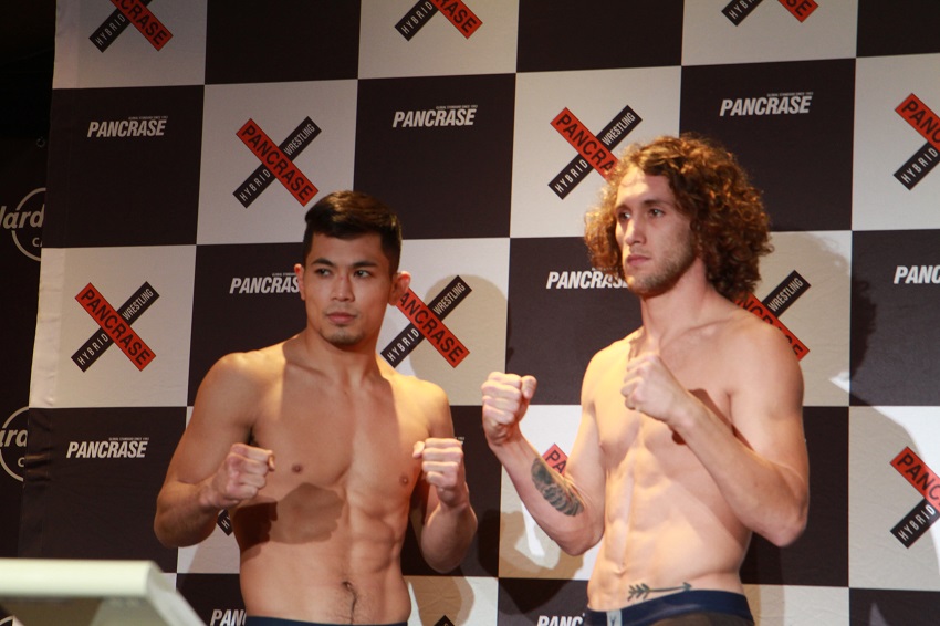 Yamaniha (esquerda) pode disputar cinturão com vitória neste domingo Bruno Massami