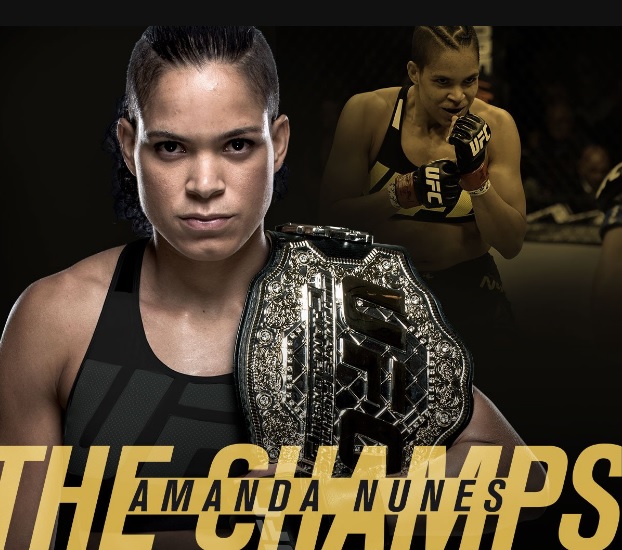 Amanda Nunes faz história e é a primeira mulher brasileira a ser campeã no UFC - Divulgação